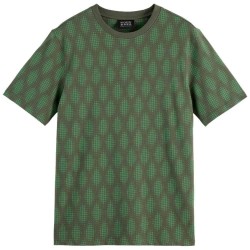 тениска,мъжки,тениски,дамски,тениски,scotch,&,soda,regular,fit,micro,aop,short,sleeve,t,shirt,green,(green)
