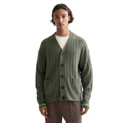 жилетка,мъжки,пуловери,scotch,&,soda,soft,knit,dropped,shoulder,cardigan,green,(green)