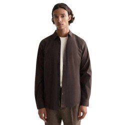риза,с,дълъг,ръкав,мъжки,ризи,scotch,&,soda,striped,slim,fit,poplin,long,sleeve,shirt,brown