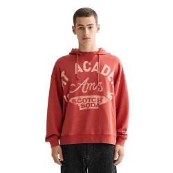 суичър,мъжки,пуловери,scotch,&,soda,wash,artwork,hoodie,orange,(red)