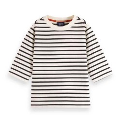 тениска,детски,тениски,scotch,&,soda,denim,washed,breton,wrap,details,short,sleeve,t,shirt,white