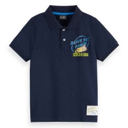 блуза,с,къс,ръкав,детски,блузи,с,яка,scotch,&,soda,jersey,artwork,short,sleeve,polo,blue,(sky,captain)