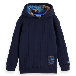 блуза,детски,блузи,scotch,&,soda,relaxed,fit,quilted,patchwork,hoodie,sweater,blue,(sky,captain)