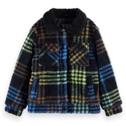 яке,детски,якета,и,палта,scotch,&,soda,teddy,trucker,jacket,black,(sky,captain,mustang,limeaid,check)