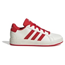 маратонки,детски,маратонки,adidas,grand,court,lifestyle,tennis,lace,up,trainers,off,white,collegiate,red,core,black,(white)