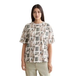 тениска,дамски,тениски,scotch,&,soda,all,over,printed,loose,fit,short,sleeve,t,shirt,beige,(art,dept,collage,grey,scale)