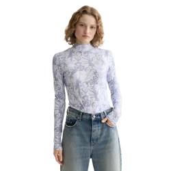 тениска,дамски,тениски,scotch,&,soda,all,over,printed,mock,long,sleeve,t,shirt,purple,(dancer,lavender)