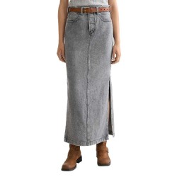 пола,дамски,поли,и,рокли,scotch,&,soda,black,denim,long,skirt,black,spark