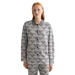 жилетка,дамски,пуловери,дамски,плетени,дрехи,scotch,&,soda,jacquard,knitted,cardigan,silver,gunmetal