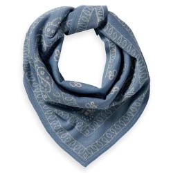 шал,ръкавици,шапки,и,шалове,scotch,&,soda,jacquard,knitted,triangle,scarf,blue,(faded,denim)