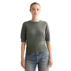 тениска,дамски,тениски,scotch,&,soda,knitted,short,sleeve,t,shirt,green,(thyme)