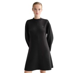 рокля,дамски,поли,и,рокли,scotch,&,soda,modal,long,sleeve,short,dress,black,(meteorite)