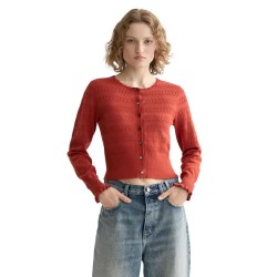 жилетка,дамски,пуловери,дамски,плетени,дрехи,scotch,&,soda,pointelle,knitted,cardigan,orange,(ketchup)