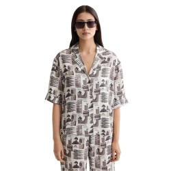 риза,с,къс,ръкав,дамски,блузи,дамски,ризи,scotch,&,soda,printed,fluid,short,sleeve,shirt,grey,(art,dept,collage,grey,scale)