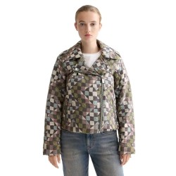 яке,дамски,якета,и,палта,scotch,&,soda,quilted,biker,leather,jacket,green,(mountains,patchwork)