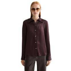 риза,с,дълъг,ръкав,дамски,блузи,дамски,ризи,scotch,&,soda,regular,fit,ruffle,long,sleeve,shirt,chocolate,plum