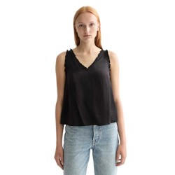 тениска,мъжки,тениски,дамски,тениски,scotch,&,soda,ruffle,sleeveless,v,neck,t,shirt,black,(meteorite)