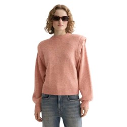 блуза,дамски,пуловери,дамски,плетени,дрехи,scotch,&,soda,shoulder,detail,sweater,pink,(coral,almond,melange)