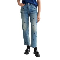 дънки,дамски,панталони,scotch,&,soda,sky,straight,fit,jeans,falling,leaves,(blue)