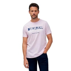 тениска,мъжки,тениски,salsa,jeans,21010251,slim,fit,t,shirt,light,pink,(pink)