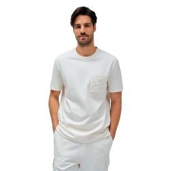 тениска,мъжки,тениски,salsa,jeans,21010256,regular,fit,t,shirt,light,pearl,v2,(white)