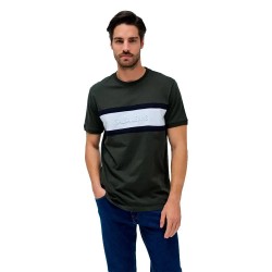 тениска,мъжки,тениски,salsa,jeans,21010296,slim,fit,t,shirt,dark,green,(green)