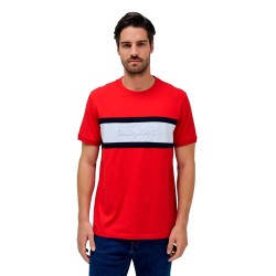 тениска,мъжки,тениски,salsa,jeans,21010296,slim,fit,t,shirt,medium,red,(red)