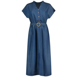 дънки,дамски,поли,и,рокли,salsa,jeans,21010311,dress,medium,light,(blue)