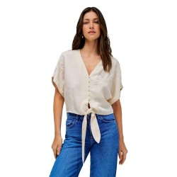 дънки,дамски,блузи,дамски,ризи,salsa,jeans,21010334,loose,fit,shirt,medium,pearl,(beige)