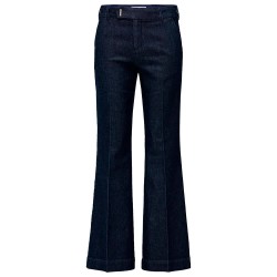 дънки,дамски,панталони,salsa,jeans,21010350,push,in,flare,fit,chino,pants,dark,wash