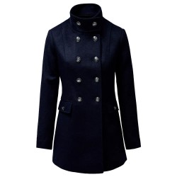 палто,дамски,якета,и,палта,salsa,jeans,21010404,regular,fit,coat,dark,blue
