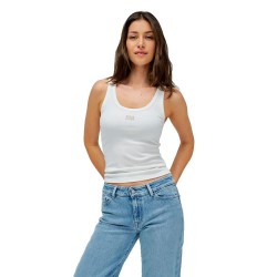 дънки,дамски,топове,salsa,jeans,21010449,slim,fit,sleeveless,top,light,pearl,(white)