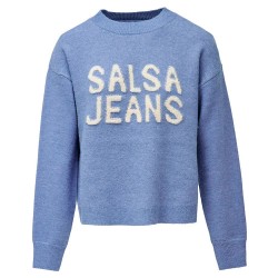 блуза,дамски,пуловери,дамски,плетени,дрехи,salsa,jeans,21010453,regular,fit,sweater,dark,blue