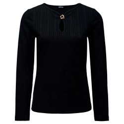 блуза,дамски,пуловери,дамски,плетени,дрехи,salsa,jeans,21010494,slim,fit,sweater,black