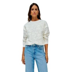 блуза,дамски,блузи,salsa,jeans,21010503,regular,fit,sweatshirt,light,pearl