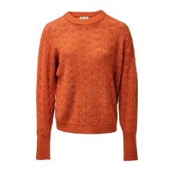 блуза,дамски,пуловери,дамски,плетени,дрехи,salsa,jeans,21010522,regular,fit,sweater,medium,orange