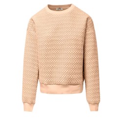 блуза,дамски,блузи,salsa,jeans,21010586,regular,fit,sweatshirt,dark,beige,v1,(beige)