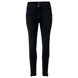 дънки,дамски,панталони,salsa,jeans,destiny,button,push,up,cropped,skinny,fit,jeans,black