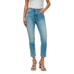 дънки,дамски,панталони,salsa,jeans,faith,destroyed,push,in,cropped,slim,fit,jeans,medium,light,(blue)