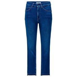дънки,дамски,панталони,salsa,jeans,faith,push,in,cropped,slim,fit,jeans,medium,light,(blue)