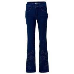 дънки,дамски,панталони,salsa,jeans,secret,embroidery,push,in,bootcut,fit,jeans,medium,wash,(blue)