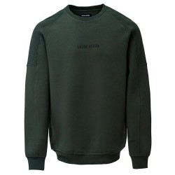 блуза,мъжки,пуловери,salsa,jeans,small,branding,regular,fit,sweatshirt,dark,green,(green)