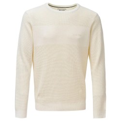 блуза,мъжки,пуловери,salsa,jeans,waffle,regular,fit,sweater,light,pearl,(beige)