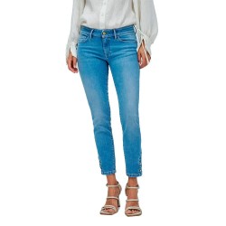 дънки,дамски,панталони,salsa,jeans,wonder,hem,detail,push,up,cropped,skinny,fit,jeans,medium,light,(blue)