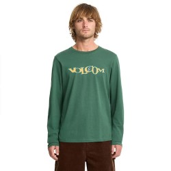 тениска,мъжки,тениски,volcom,skidder,long,sleeve,t,shirt,vineyard,green