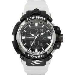 часовник,часовници,philipp,plein,sport,combat,power,50,mm,watch,white,(silver)
