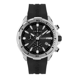 часовник,часовници,philipp,plein,sport,impact,46,mm,watch,silver,(black)