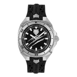 часовник,часовници,philipp,plein,sport,thunder,force,watch,silver