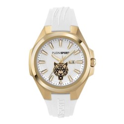 часовник,часовници,philipp,plein,sport,tigermaster,watch,white,(golden)