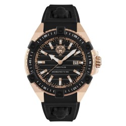 часовник,часовници,philipp,plein,sport,urban,pulse,watch,black,rose,gold,(golden)